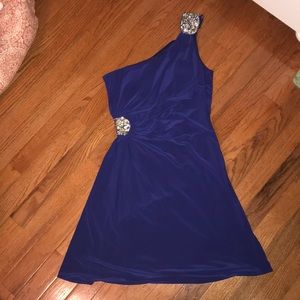 Hailey Logan navy dress with embellishments